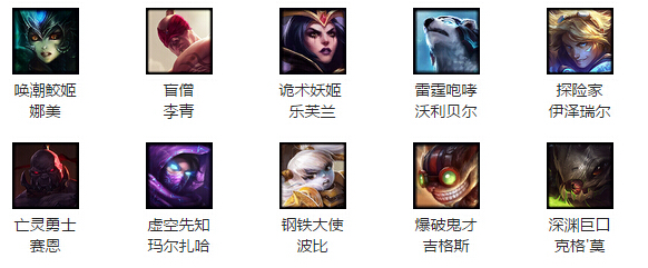 LOL10月16日周免 LOL10月16日周免英雄公告