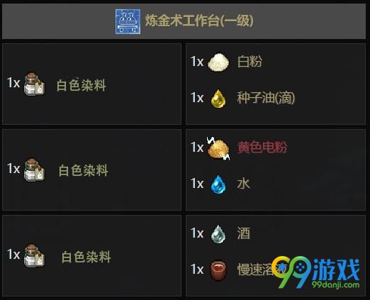 守墓人炼金配方大全 守墓人炼金合成表一览