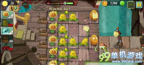 植物大战僵尸2海盗海域第5关图文攻略 