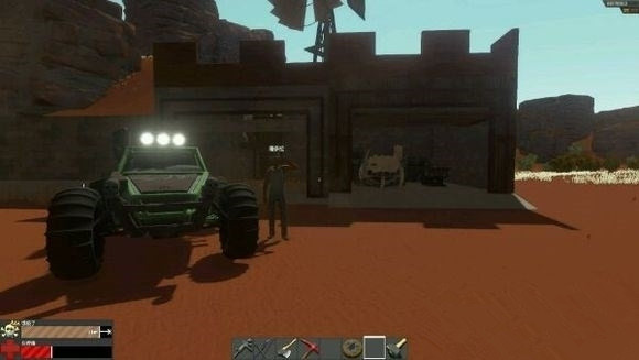 伤害世界hurtworld沙漠潜艇平台二楼怎么上去