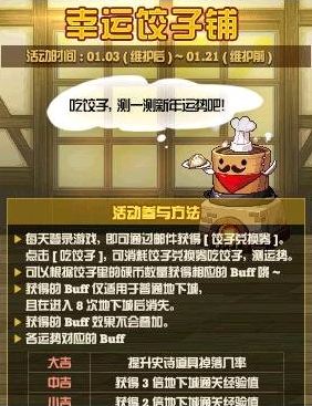dnf2019幸运饺子铺活动有什么奖励 幸运饺子铺玩法
