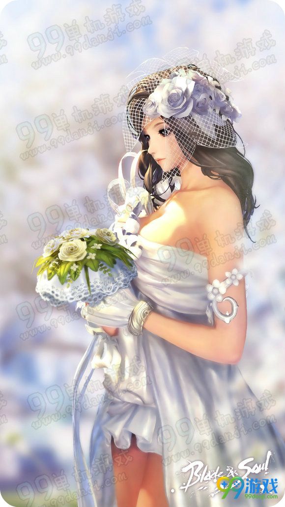 剑灵韩服婚纱时装外观 剑灵韩服婚纱时装壁纸下载