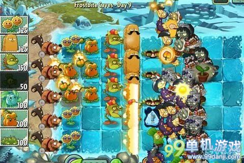植物大战僵尸2国际版冰霜洞穴第9关图文攻略