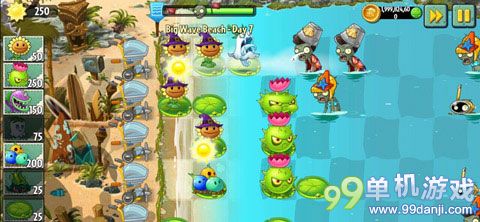 植物大战僵尸2国际版海滩世界第7关图文攻略