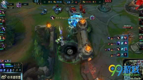 lol2016全球总决赛10月7日G2 vs ANX文字战报 1:0