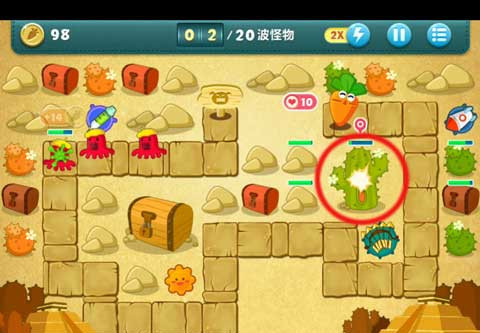 《保卫萝卜》PC版沙漠主题第4关图文攻略