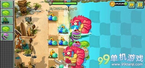 植物大战僵尸2国际版海滩世界第16关图文攻略