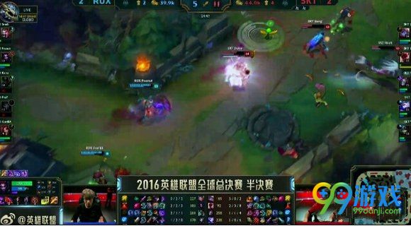 lolS6半决赛10月22日SKTvsROX第五场文字战报