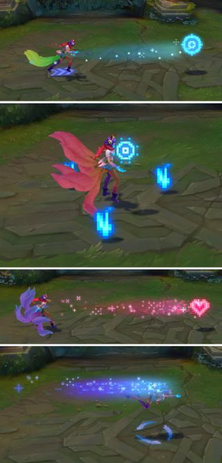 lol电玩女神阿狸皮肤特效 lol5周年奖励电玩女神阿狸