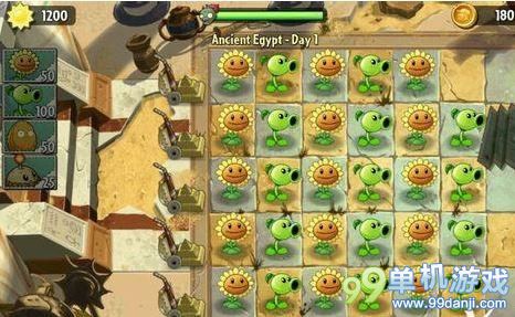 植物大战僵尸2神秘埃及第1关图文攻略