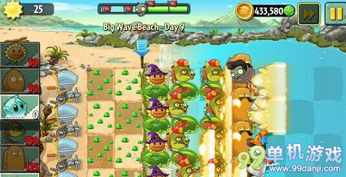 植物大战僵尸2海滩世界第9关图文过关攻略