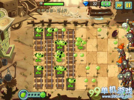 植物大战僵尸2中文版狂野西部第5关图文攻略