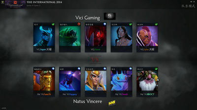 DOTA2西雅图国际邀请赛Ti4战报：VG对NAVI