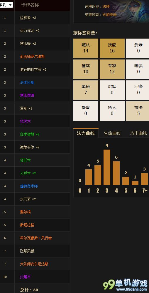炉石传说送葬流奥秘法师 Amaz大神新卡组分享