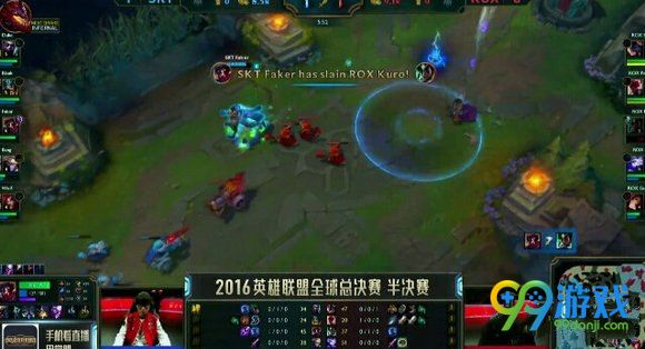 lol2016全球总决赛10月22日SKTvsROX第二场文字战报