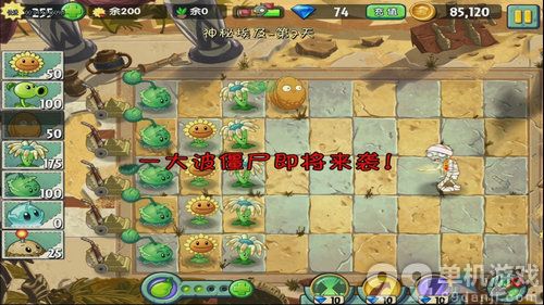 植物大战僵尸2神秘埃及第7天三星过关技巧攻略