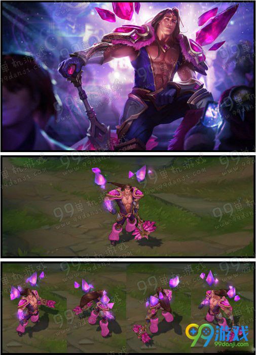 LOL6.8改版重做后宝石骑士塔里克皮肤特效汇总