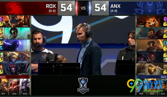 lol2016全球总决赛10月7日ROX vs ANX文字战报 1:0