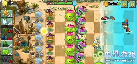 植物大战僵尸2国际版海滩世界第4关图文攻略