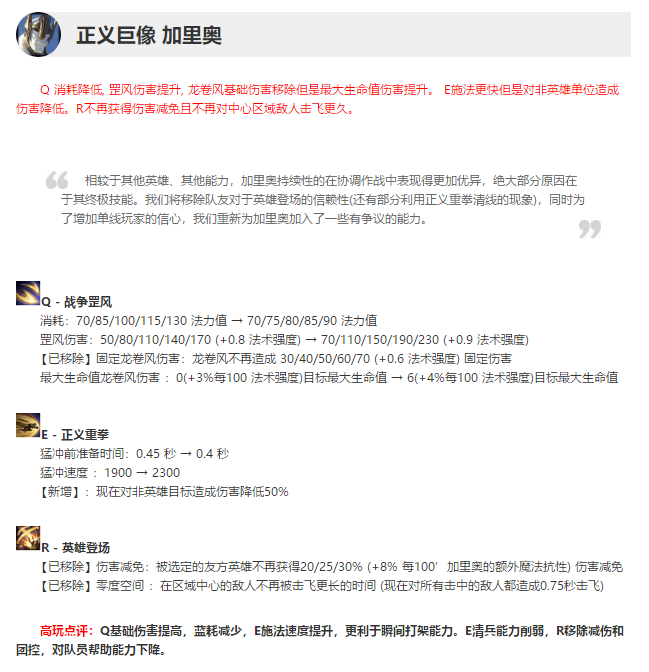 英雄联盟12月11日版本更新英雄调整了什么 lol8.24版本英雄改动详情