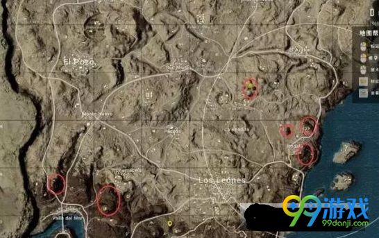 绝地求生沙漠地图怎么阴人 绝地求生沙漠地图逆光阴人位置一览