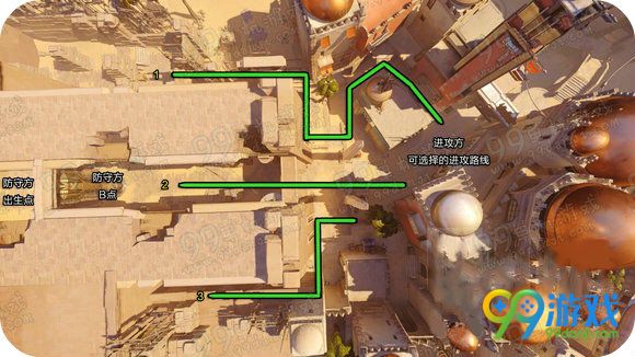 守望先锋阿努比斯神庙地图怎么打占点位置教学