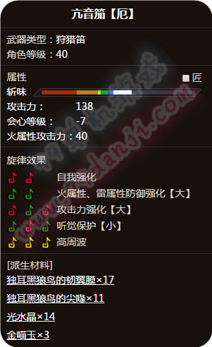 怪物猎人ol亢音笳厄怎么样 亢音笳厄和亢音狼笳哪个好
