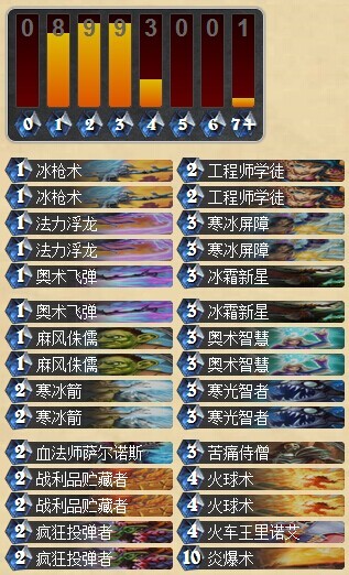 炉石传说炸弹法师牌组分享 80%胜率上传说