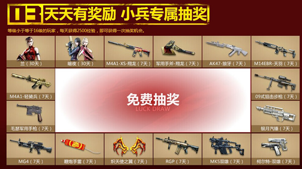 CF穿越火线10月小兵成长训练营活动介绍与网址