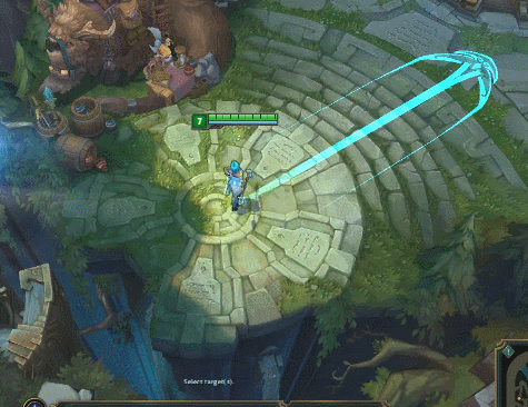 lol7.1版本大元素使拉克丝视觉效果改动gif特效展示