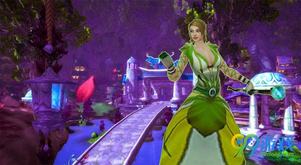 魔兽世界美女套装幻化效果 魔兽世界翠绿丝织幻化