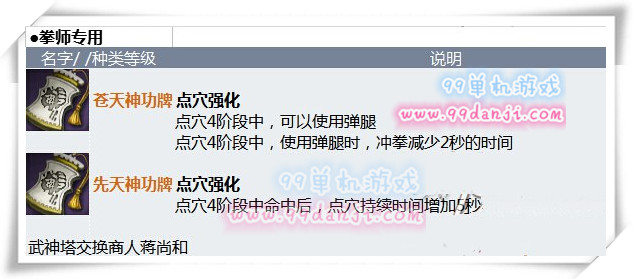 剑灵拳师神功牌属性 拳师神功牌怎么得