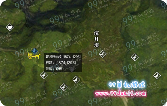 天涯明月刀幼年香鹿在哪抓 幼年香鹿隐藏刷新点图解