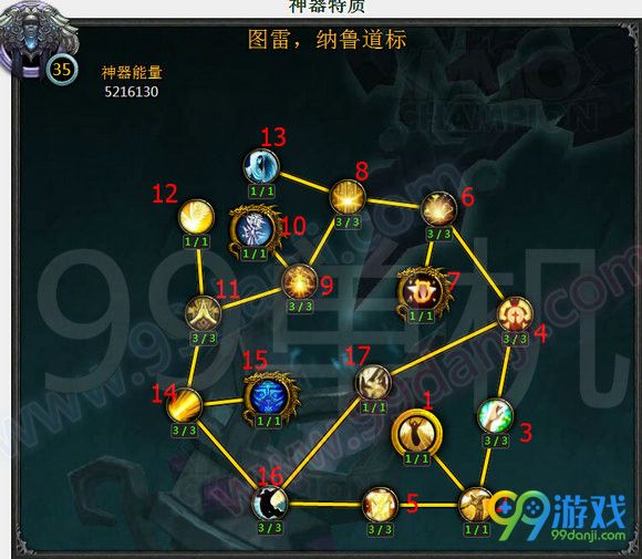 魔兽世界7.0神牧神器特质加点 神牧神器加点顺序
