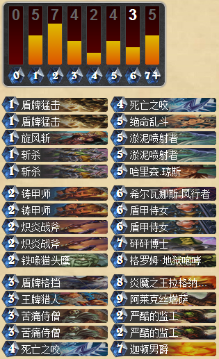 炉石传说美服国服传说双前十的战士卡组分享
