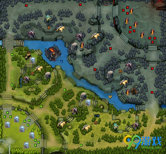 DOTA27.0怎么插眼 DOTA27.0眼位图文介绍