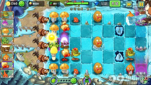 植物大战僵尸2中文版冰河世界第21天三星过关攻略