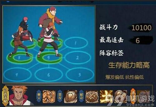 火影忍者OL土主赤土中风对阵容组合搭配推荐