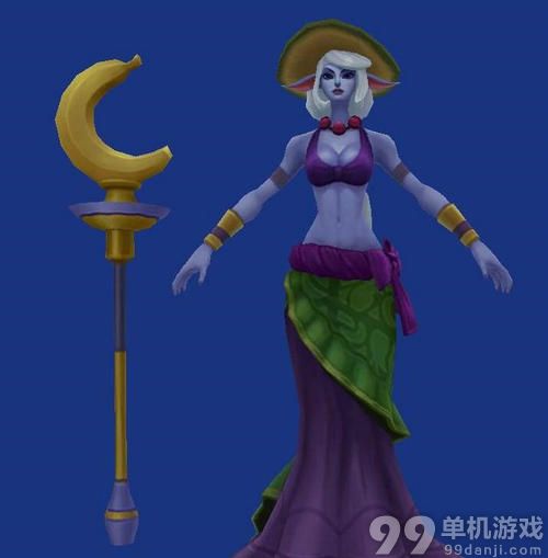 LOL香蕉使者索拉卡皮肤效果预览展示