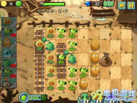 植物大战僵尸2中文版狂野西部第1关图文攻略