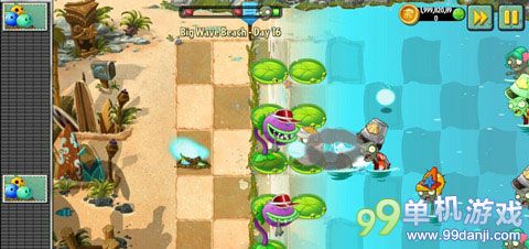 植物大战僵尸2国际版海滩世界第16关图文攻略