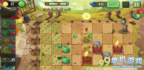 植物大战僵尸2功夫世界第12关三颗星图文攻略