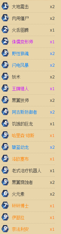 炉石传说7月赛季85%胜率的龙萨满卡组分享