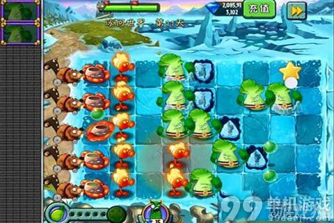 植物大战僵尸2中文版冰河世界第11天过关图文攻略