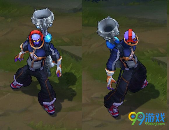 lol国服6.16版SKTT1瑞兹皮肤特效外观视频展示