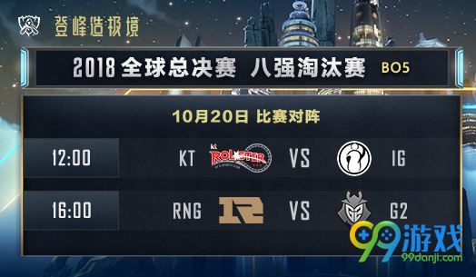 LOLs8八强淘汰赛IGvsKT直播在哪看 10月20日八强淘汰赛直播
