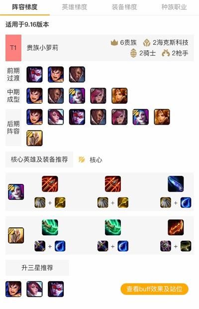 云顶之弈6贵族海克斯阵容玩法攻略