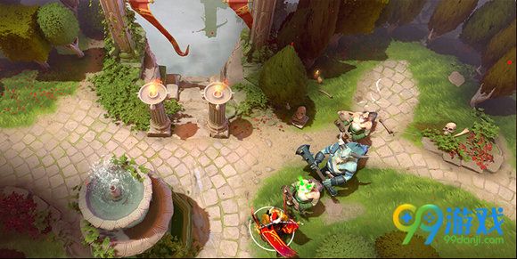 dota2ti6小红本不朽庭院地图永久怎么得 外观欣赏