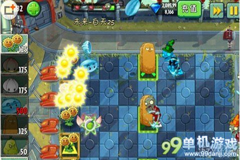 植物大战僵尸2中文版未来世界第25关图文攻略