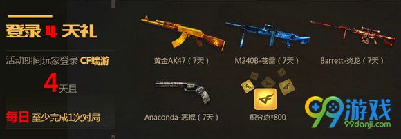 CF8月6日火线大事件活动地址 连续登录6天每日领好礼